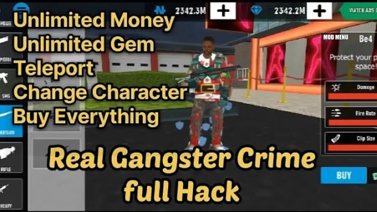 Real Gangster Crime Mod APK Unlimited Money